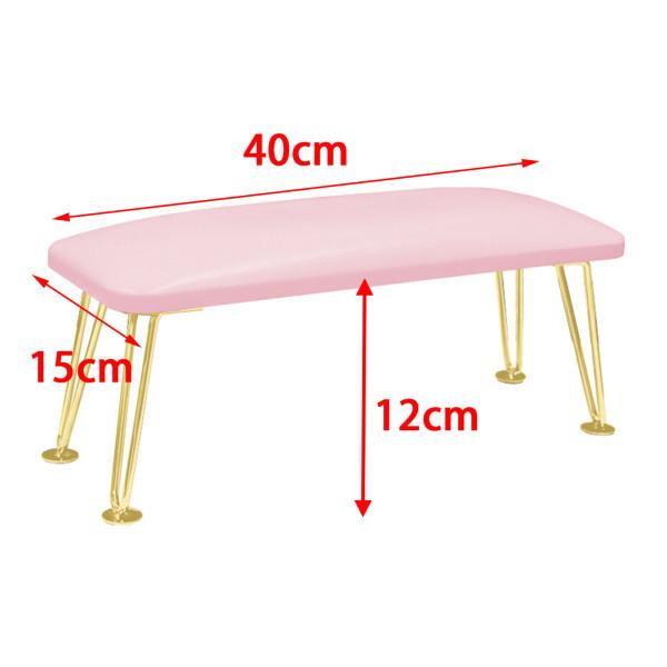 ネイルアームレストpuレザーマニキュアテーブルデスククッションピンク Stkショップ 通販 Yahoo ショッピング