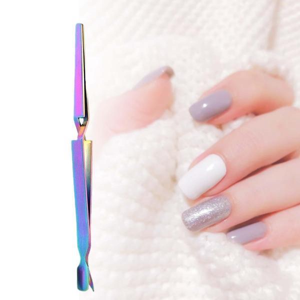 ネイルピンチツールアクリルUVジェルチップ用ステンレス鋼マニキュア