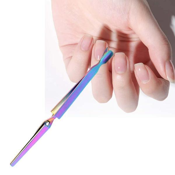 ネイルピンチツールアクリルUVジェルチップ用ステンレス鋼マニキュア
