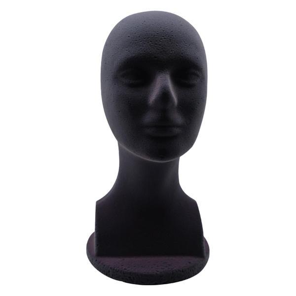 男性発泡スチロール マネキン ヘッド モデル DIY ジュエリー ヘッド