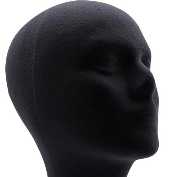 男性発泡スチロール マネキン ヘッド モデル DIY ジュエリー ヘッド