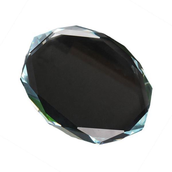ガラスディスプレイライザー 丸型透明ディスプレイベース テーブルショー装飾用 八角形｜stk-shop｜03