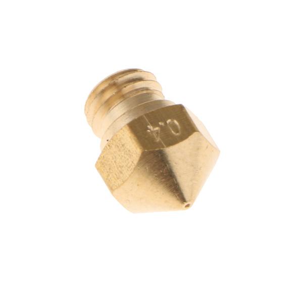 MK10 1.75mm 3Dプリンターのための真鍮の押出機のノズルの銅の印字ヘッド - ゴールド, 0.4mm 評価 MK10 1.75mm 3Dプリンターのための真鍮の押出機のノズルの銅の印字ヘッド - ゴールド, 0.4mm 評価