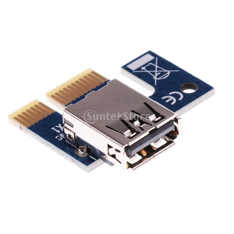 Homyl PCIe PCI-E 1x→ 16x PCI  エクスプレス ライザーカード  U3.0  アダプタ ケーブル マイニング用｜stk-shop｜14