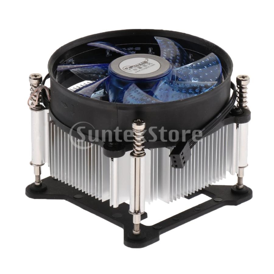 B Baosity 耐久性 アルミ 2200RPM コンピュータ CPUクーラー 9cm冷却