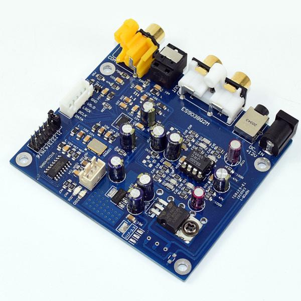 YJ-ES9038 Q2M I2S DSDFer同軸入力デコーダーDACオーディオアンプ_8