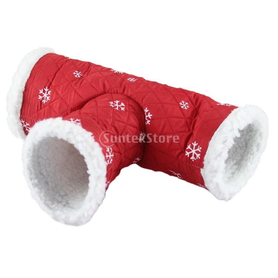 ペット 楽しみ トンネル ハムスター ウサギ フェレット モルモット 遊び おもちゃ 2色選べる レッド Stkショップ 通販 Yahoo ショッピング