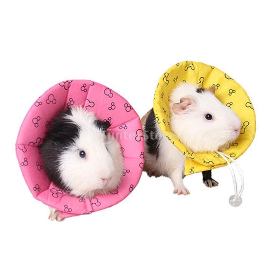小動物 猫 犬 ハムスター モルモット ペット エリザベスタン 防水性 着心地が良い 全2色2サイズ イエロー S Stkショップ 通販 Yahoo ショッピング