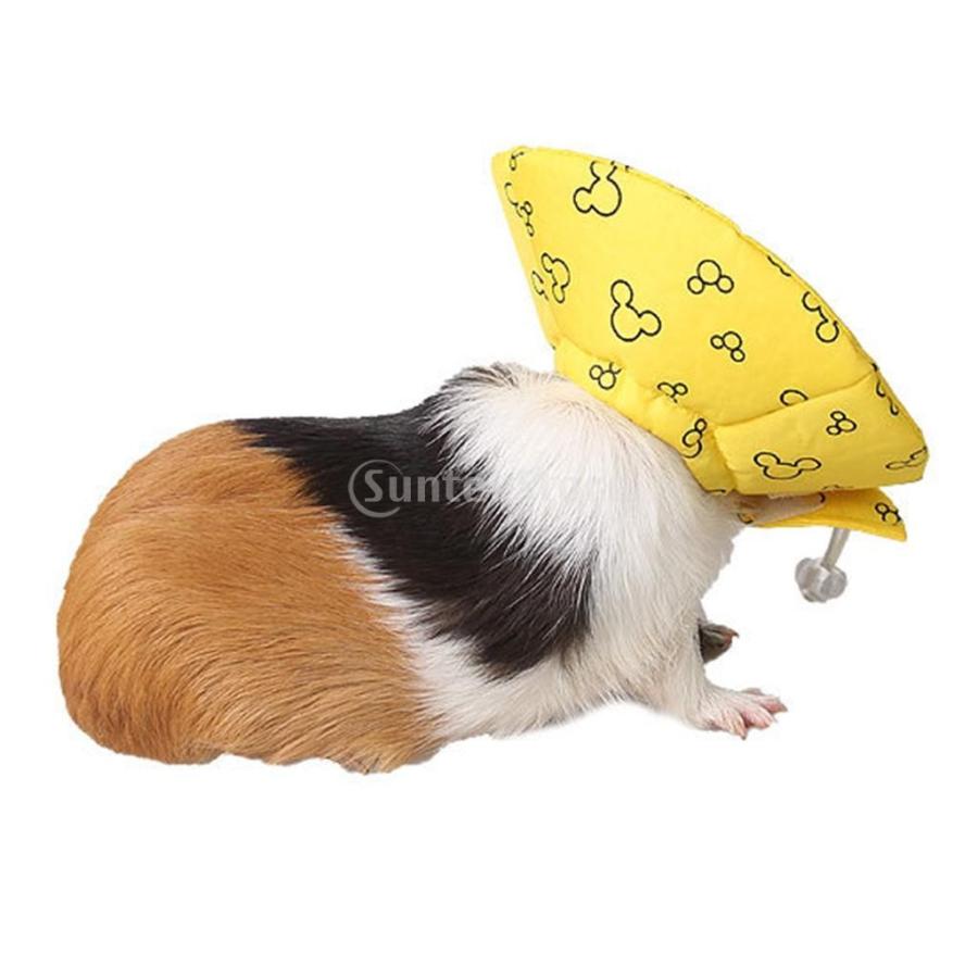 小動物 猫 犬 ハムスター モルモット ペット エリザベスタン 防水性 着心地が良い 全2色2サイズ イエロー S Stkショップ 通販 Yahoo ショッピング