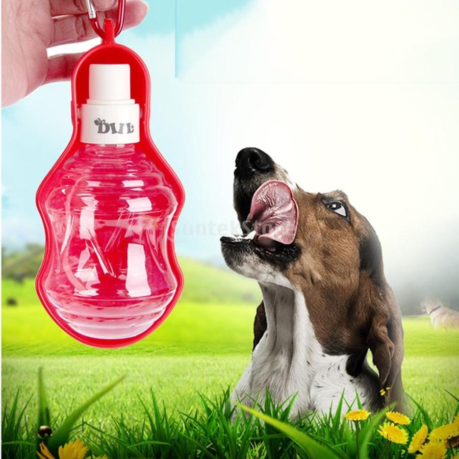 犬 猫 折りたたみ ドリンク ボウル フィーダー 水入れ瓶 携帯便利 全2色2サイズ