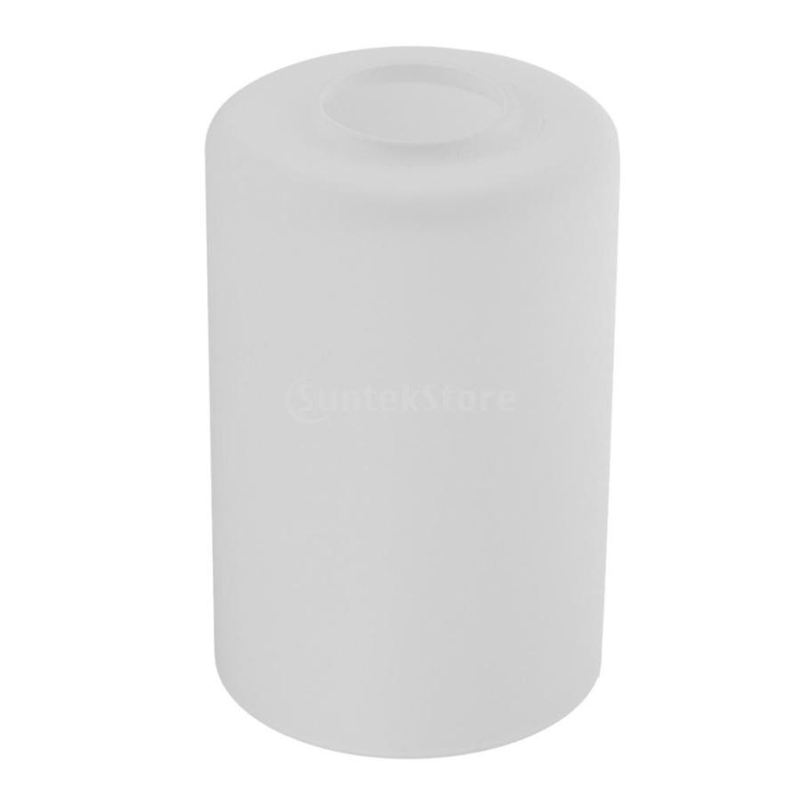 モダン 円筒形 ガラス ライトシェードカバー ペンダントランプシェード