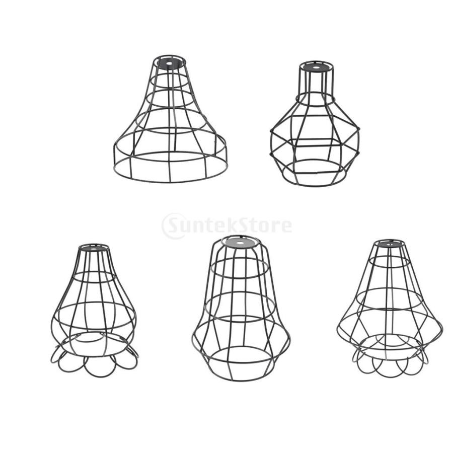 装飾的 ワイヤーケージ 吊り ランプシェード ペンダントライトシェード