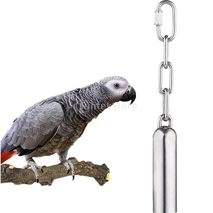 激安通販 オウム 鳥 ステンレス鋼 鐘 おもちゃ 吊るす 玩具 全2種選べる S Wantannas Go Id