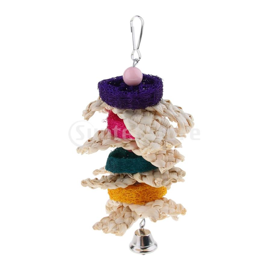 カラフルな鳥のための鳥のオウムのおもちゃペット鳥かごハンモックスイングぶら下げおもちゃ Stkショップ 通販 Yahoo ショッピング