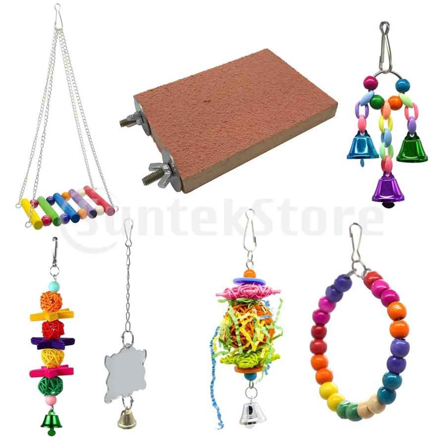 オウムチューグッズ 木製 吊下げタイプ玩具 噛むおもちゃ インコ オカメインコ コニュア 21x17x7cm Stkショップ 通販 Yahoo ショッピング