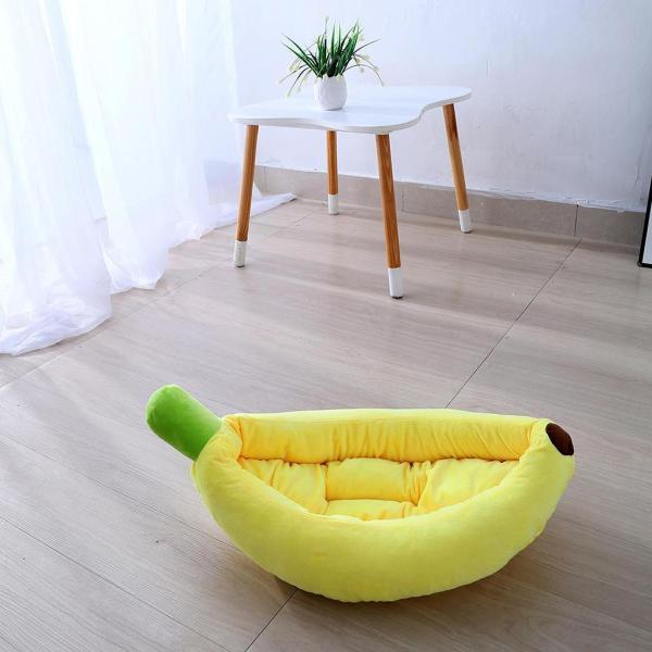 特価品コーナー 猫と犬のクッションベッド ぬいぐるみペットバナナボートネストハウス