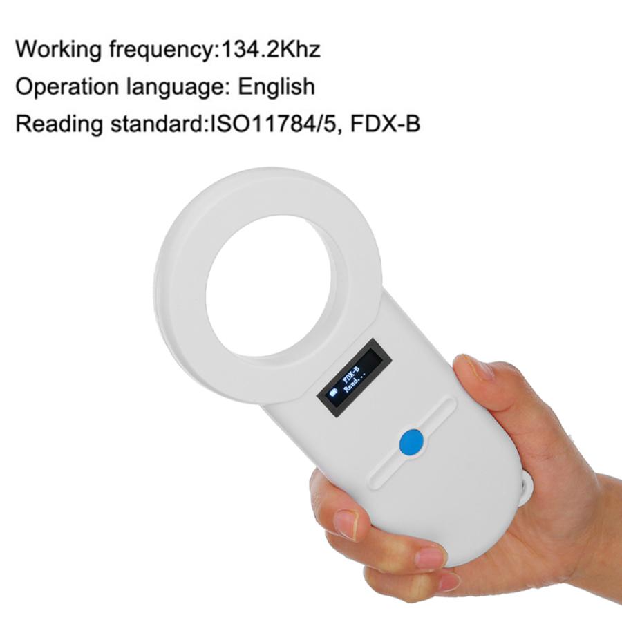 マイクロチップリーダーrfid 134.2 125khzの.ミニusb FDX-Bポータブル