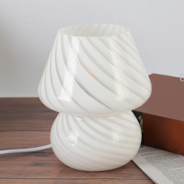 小さなガラステーブルランプ調光可能なベッドサイドULEDランプRC2色白｜stk-shop｜07