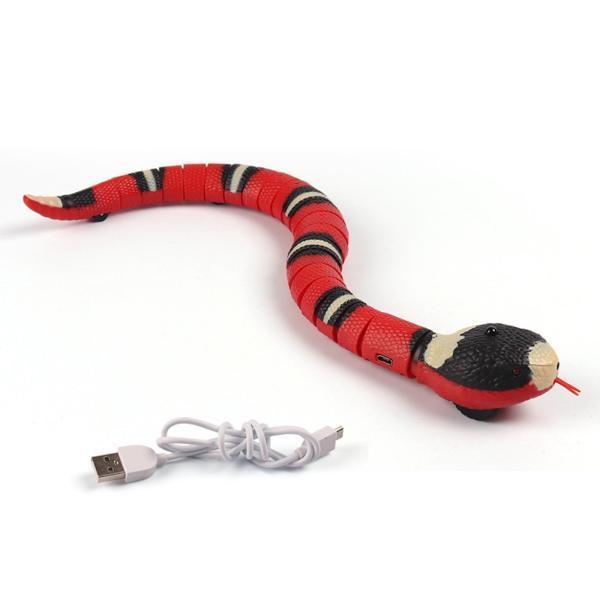 猫のおもちゃ ヘビ USB充電 インタラクティブ いたずら 猫 犬 おもちゃ 3Dコブラ 電動 動く 移動 センサー  :64037710:STKショップ - 通販 - Yahoo!ショッピング