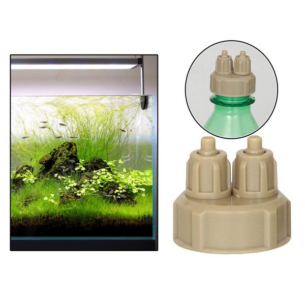 日本産 品質一番の 4個のCO2ジェネレーターボトルキャップ水族館植物用のDIY二酸化炭素部品