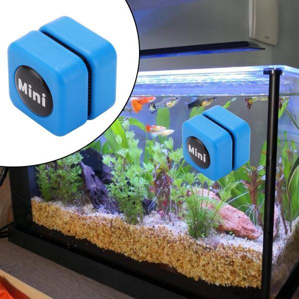 感謝の声続々 マグネットアクアティックブラシ水族館ガラスマグネットフロート藻スクレーパークリーンブルー Shipsctc Org