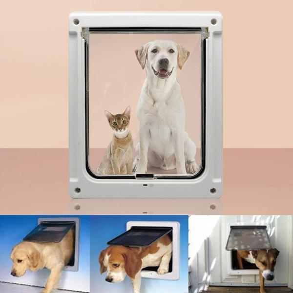 耐久性のある猫の犬のドアウィンドウゲート子猫キティトンネルペットフラップドア35x29CM｜stk-shop｜09