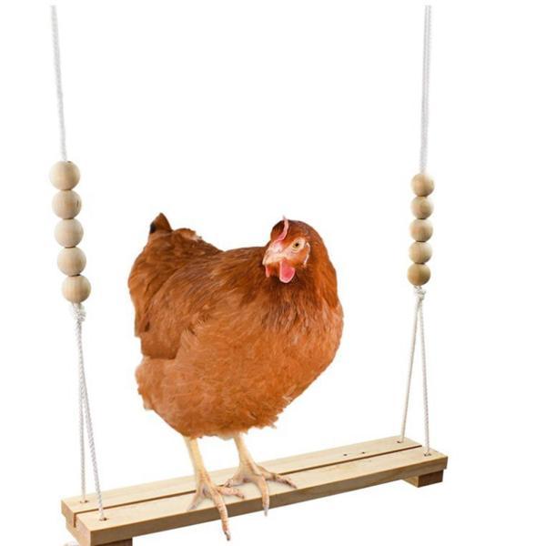 手作りの鶏のブランコ鶏小屋のおもちゃ小さなインコのフィンチのための