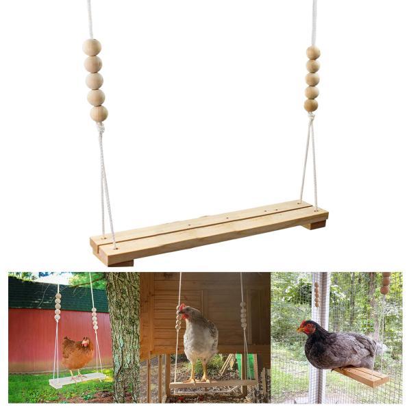 手作りの鶏のブランコ鶏小屋のおもちゃ小さなインコのフィンチのための