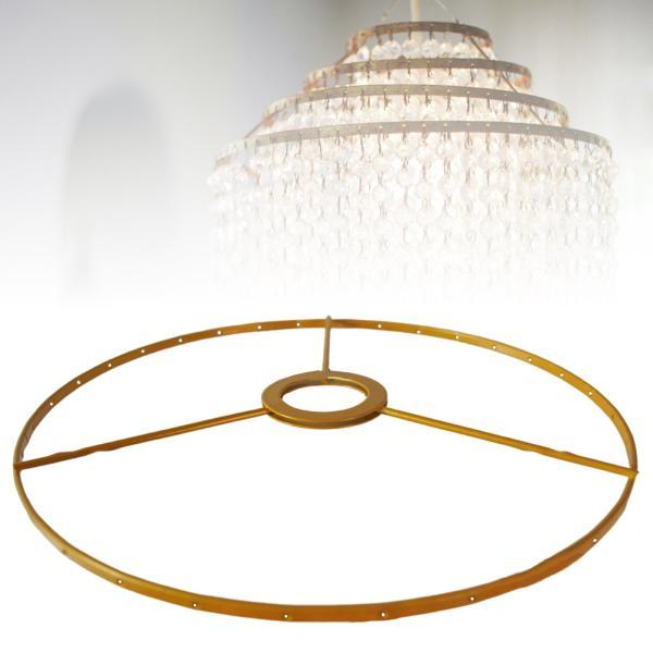 ランプシェード フレーム リング DIY 卓上ライト スタンド ホルダー