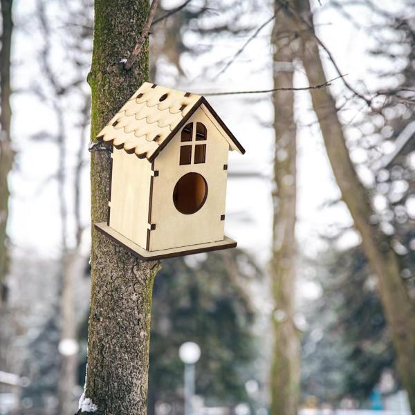 Diy メイキング巣箱木製巣鳥かごハンギングネストミソサザイ