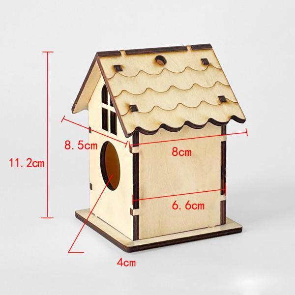 Diy メイキング巣箱木製巣鳥かごハンギングネストミソサザイツバメ