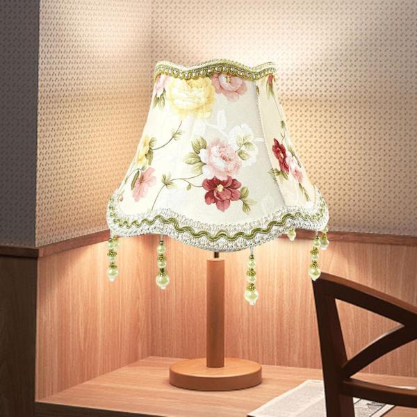 ヨーロピアンスタイルランプシェードヴィンテージスタイル布アート