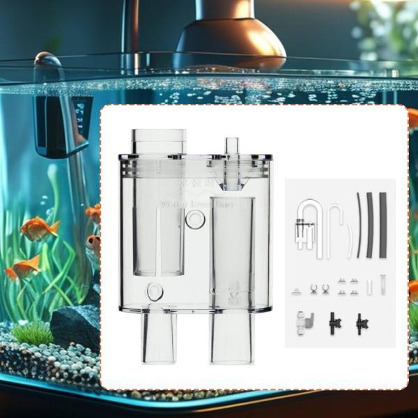 水槽用オーバーフローボックス、効率的な水位調整機能、水槽 
