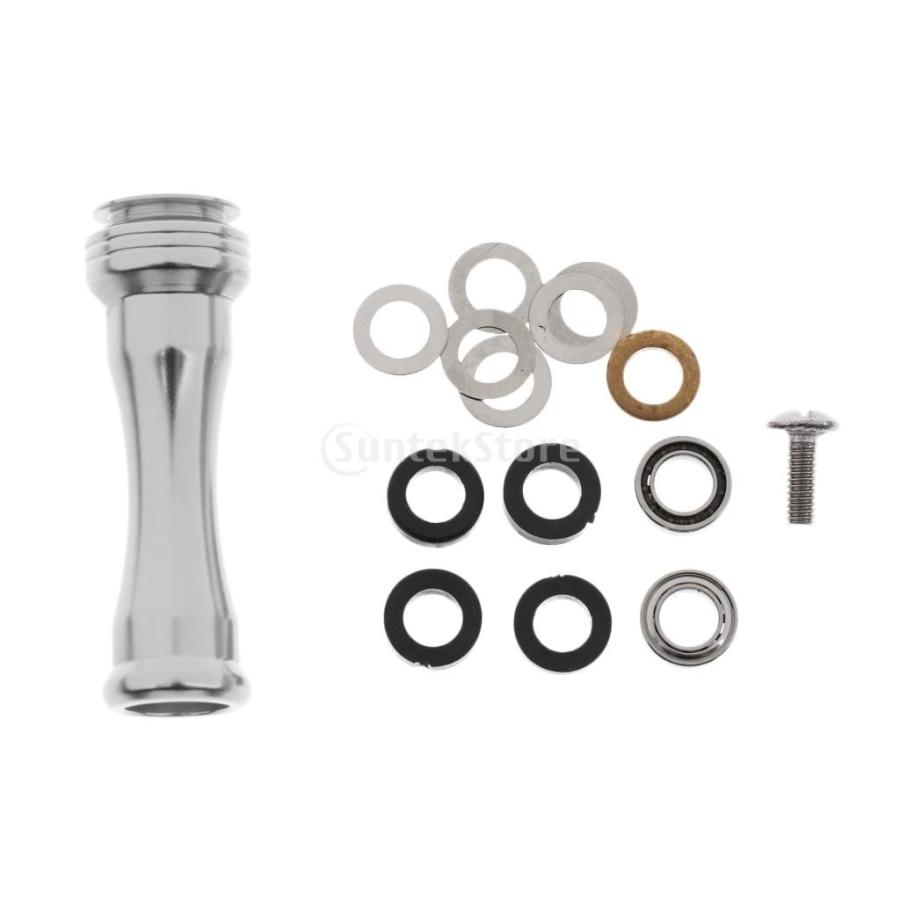 軽量 メタル 釣りリールハンドルノブ スピニングリールノブ DIY