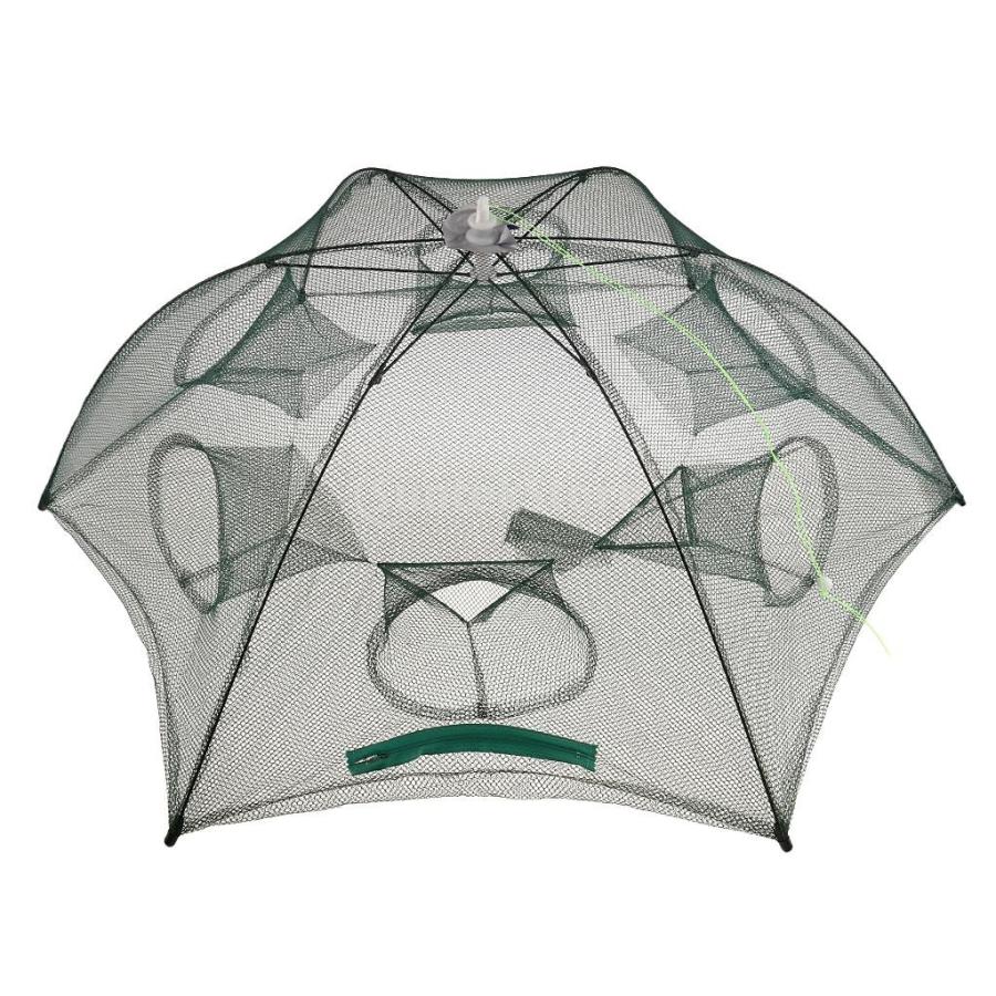 ナイロン 釣りネット 魚 ケージ 折り畳み 釣り トラップ ネット カニ エビ ネット 穴数5種類選ぶ 6穴 Stkショップ 通販 Yahoo ショッピング
