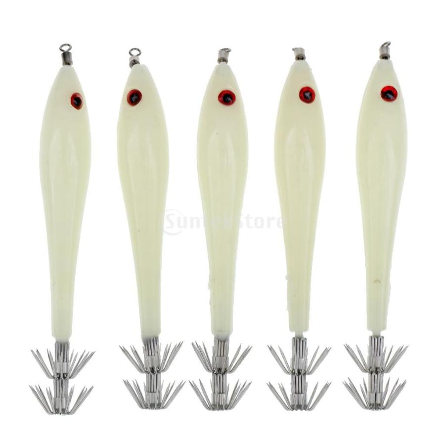 5個 釣り イカ ルアー 人工餌 ベイト フック ルアー 夜 発光 海釣り 全5色 05 Stkショップ 通販 Yahoo ショッピング
