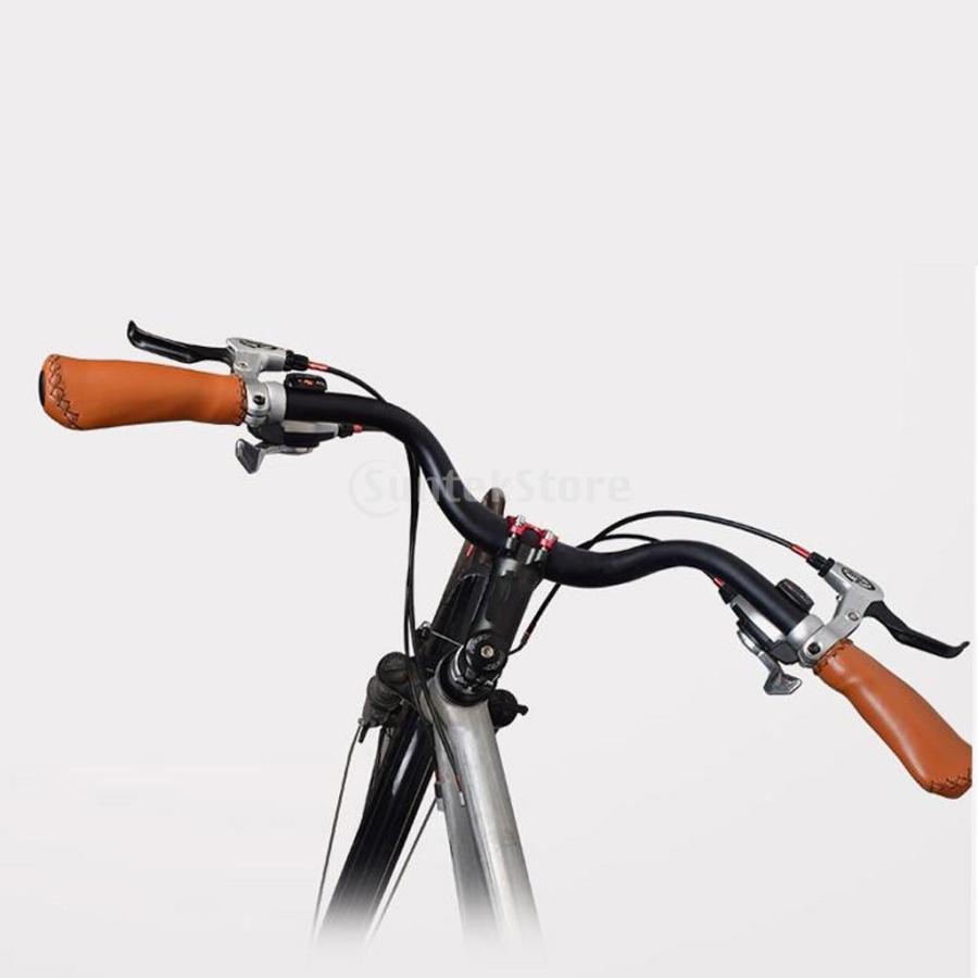 自転車 ハンドルバー ベントバー ハンドル 人間工学 グリップ 25.4