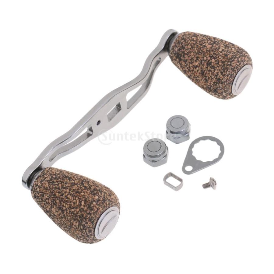 釣りリール リールハンドルノブ リールハンドル 木製 修理 交換 カーボン ベイトキャスティングリール用 全2サイズ3色 銀 85mm Stkショップ 通販 Yahoo ショッピング