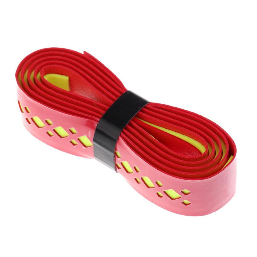 オーバーグリップ ノンスリップ ストレッチ テニス ラケット ハンドル テープ 全4色 赤 65006461STKショップ 通販