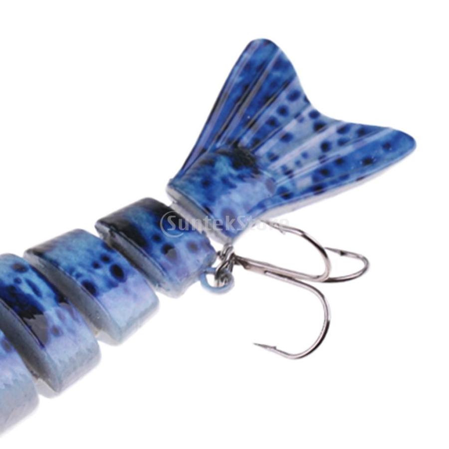 ルアー 本物みたい 人工餌 マルチジョイント 釣り用 フック付き 全6色 1 Stkショップ 通販 Yahoo ショッピング