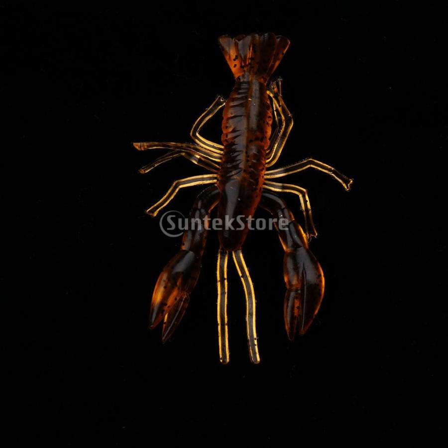 全３色 50点入り 生き生き エビ 餌 ソフトルアー 魚釣り シリカゲル製 5cm 褐色 Stkショップ 通販 Yahoo ショッピング