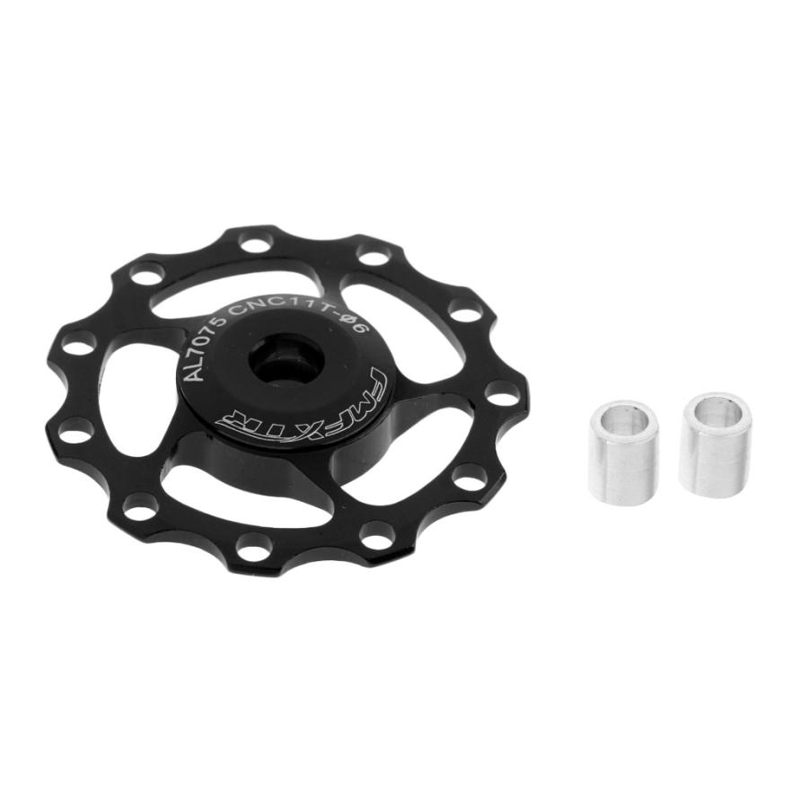 自転車 ディレイラー ガイドプーリー ガイドホイール 交換用 11t ホイール部品 変速 全５色 ブラック Stkショップ 通販 Yahoo ショッピング
