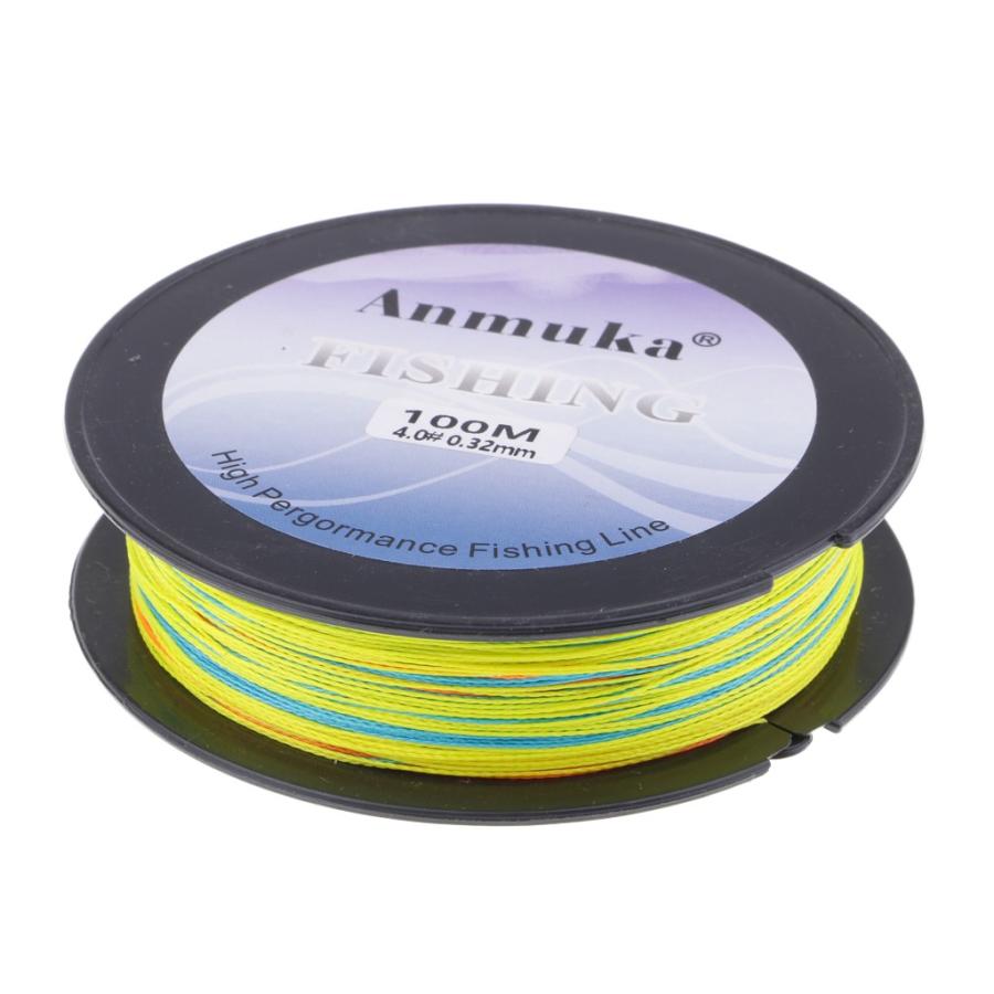 釣りライン 釣り糸 PE 1m-1color 100m 防水 牽引力 多線径選べ - 4