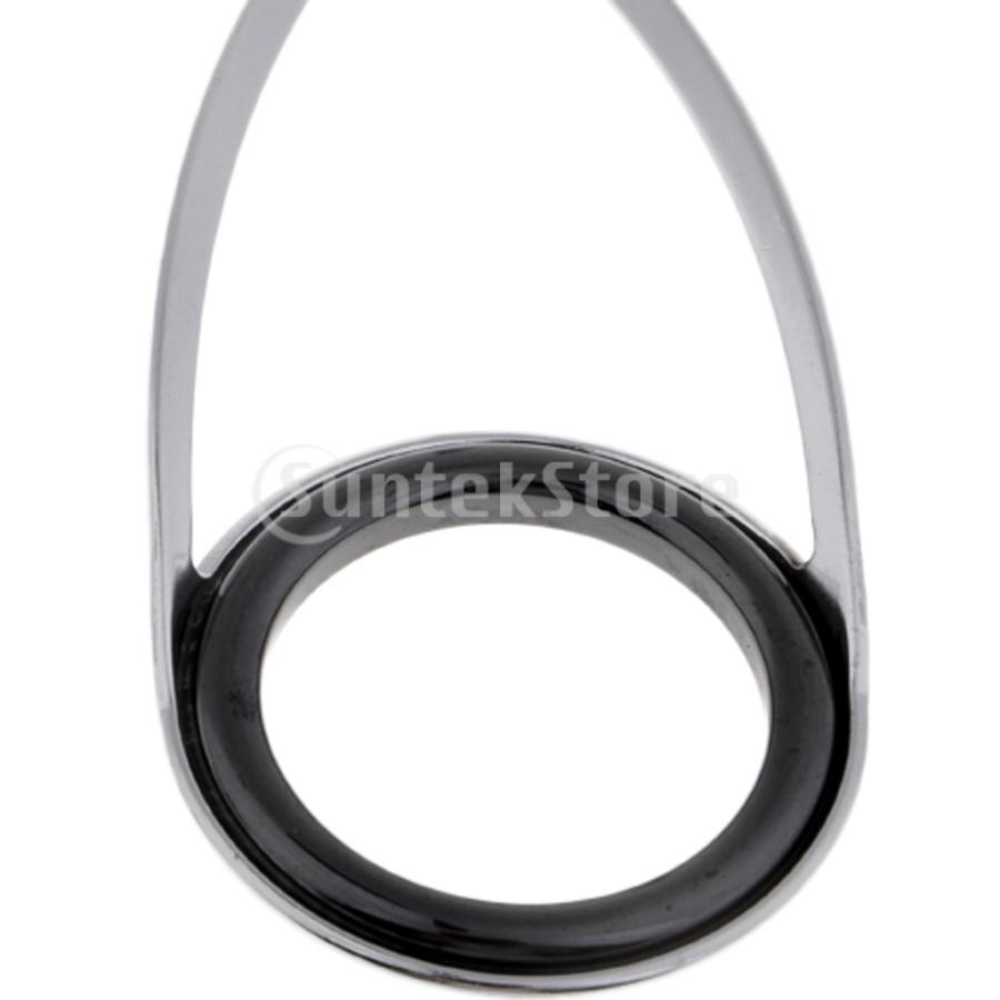 ロッドガイド 釣竿ガイド セラミックリング スチール 釣り糸 修理