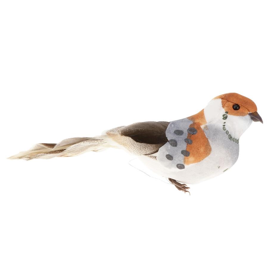 アーティフィシャルバード 素敵な 人造鳥の羽 工芸品 装飾品 手作り 動物の置物 全2スタイル   - クロー鳥類