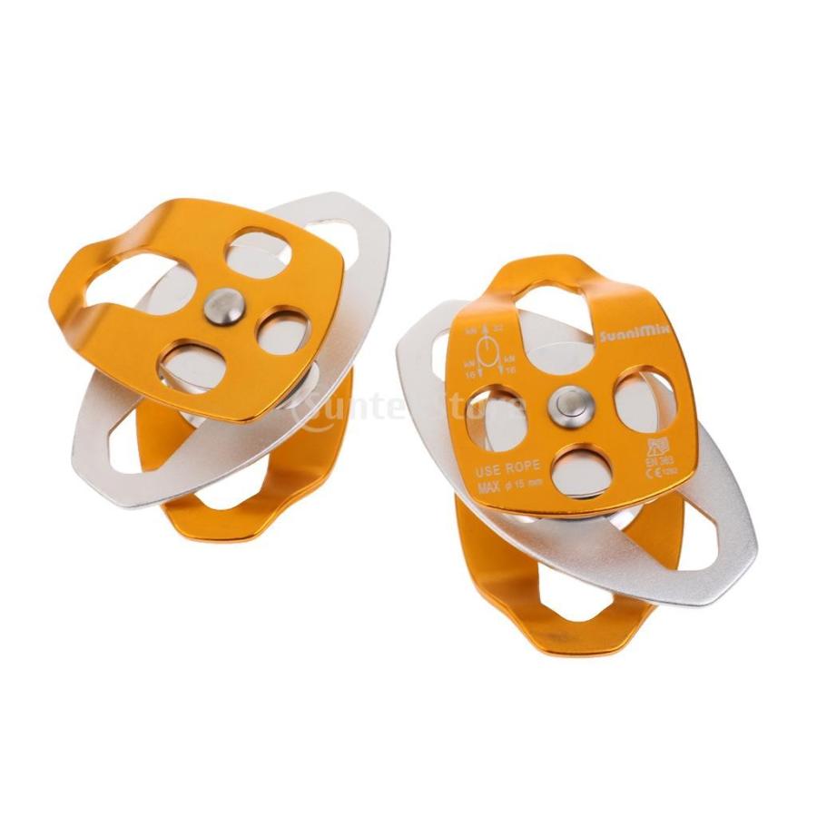 登山 クライミング 探検 ダブルプーリー プーリー 滑車 32kN