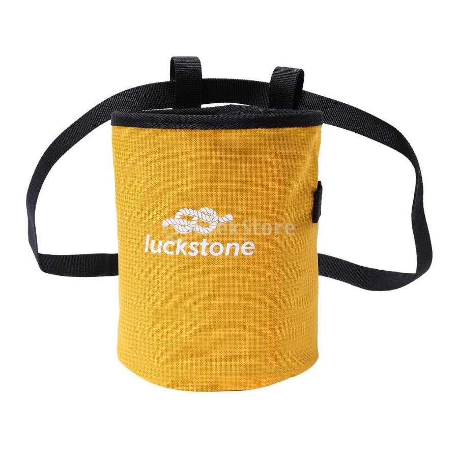 チョークバッグ チョークホルダー ベルト付き ボルダリング クライミング用 全5色 黄 Stkショップ 通販 Yahoo ショッピング