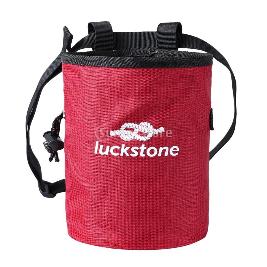 チョークバッグ チョークホルダー ベルト付き ボルダリング クライミング用 全5色 赤 Stkショップ 通販 Yahoo ショッピング