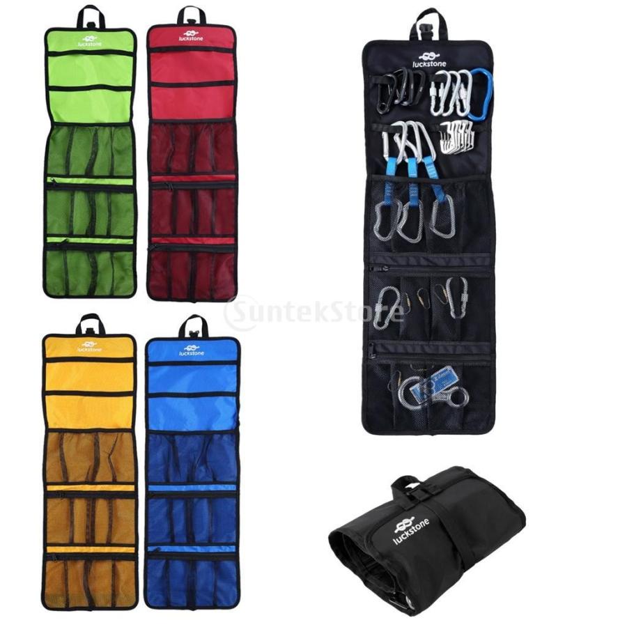 防水 折りたたみ式 ロールアップ ロッククライミング カラビナ ギア