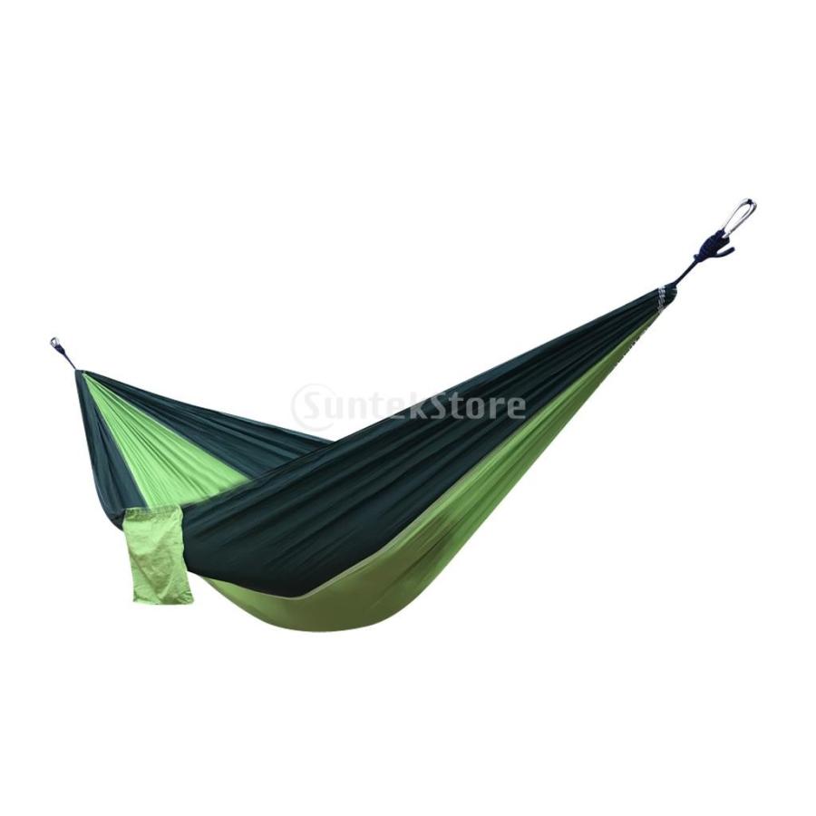 キャンプ 二人乗り ハンモック 登山ロープ カラビナ 旅行用 全6 